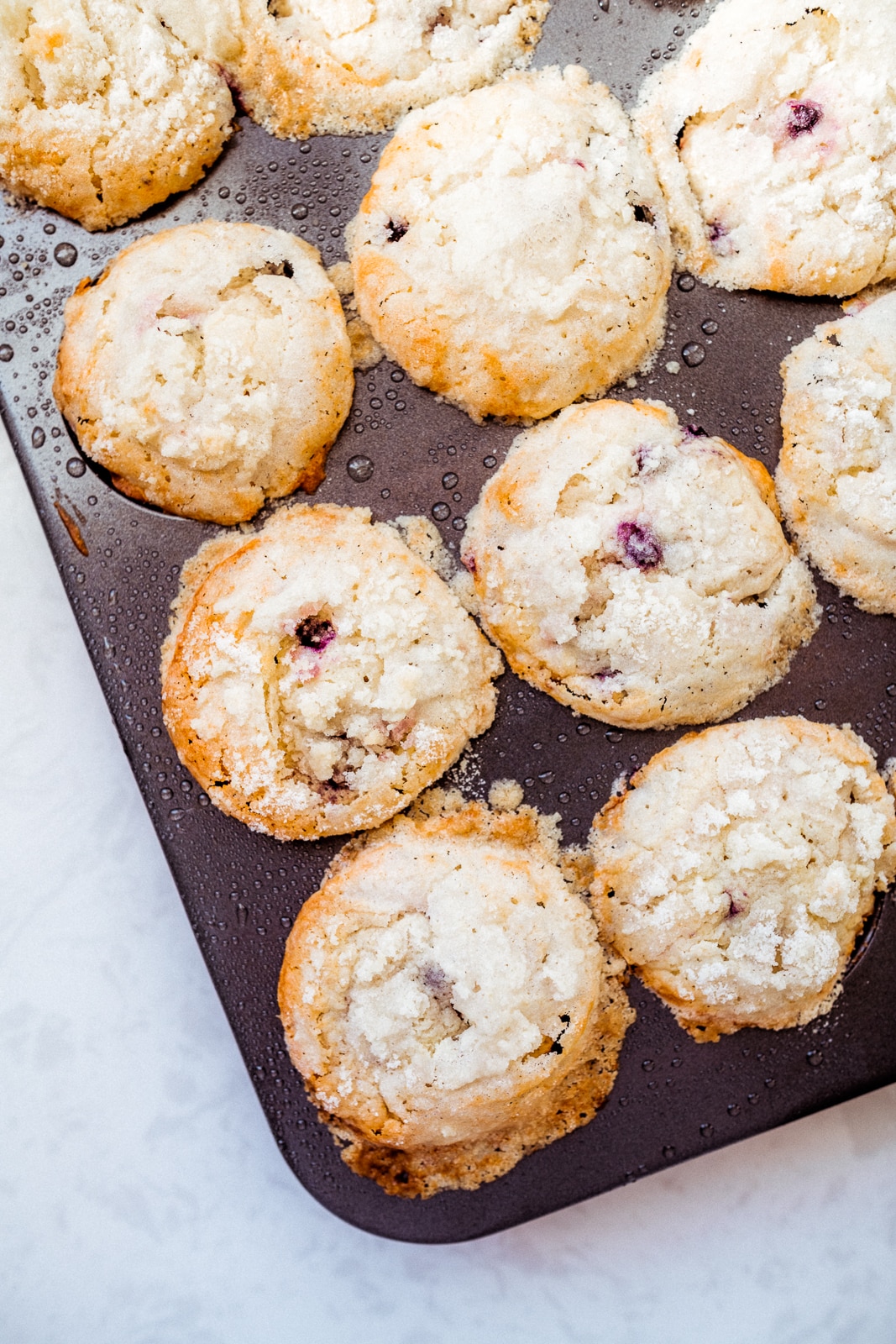 Warm, Sweet, and Ultrasoft Magnolia Blueberry Muffins