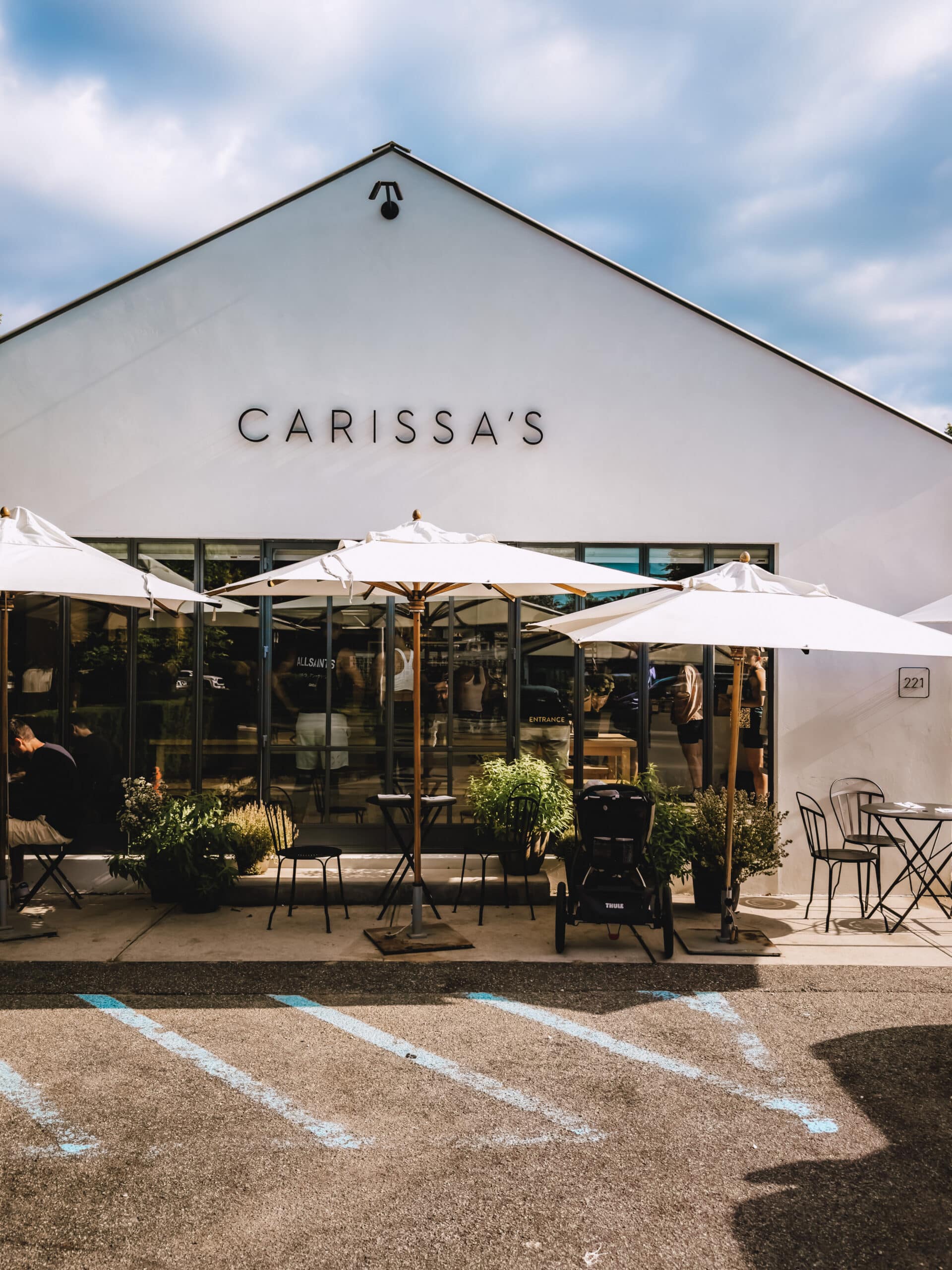 exterior of Carissa's in the Hampton
