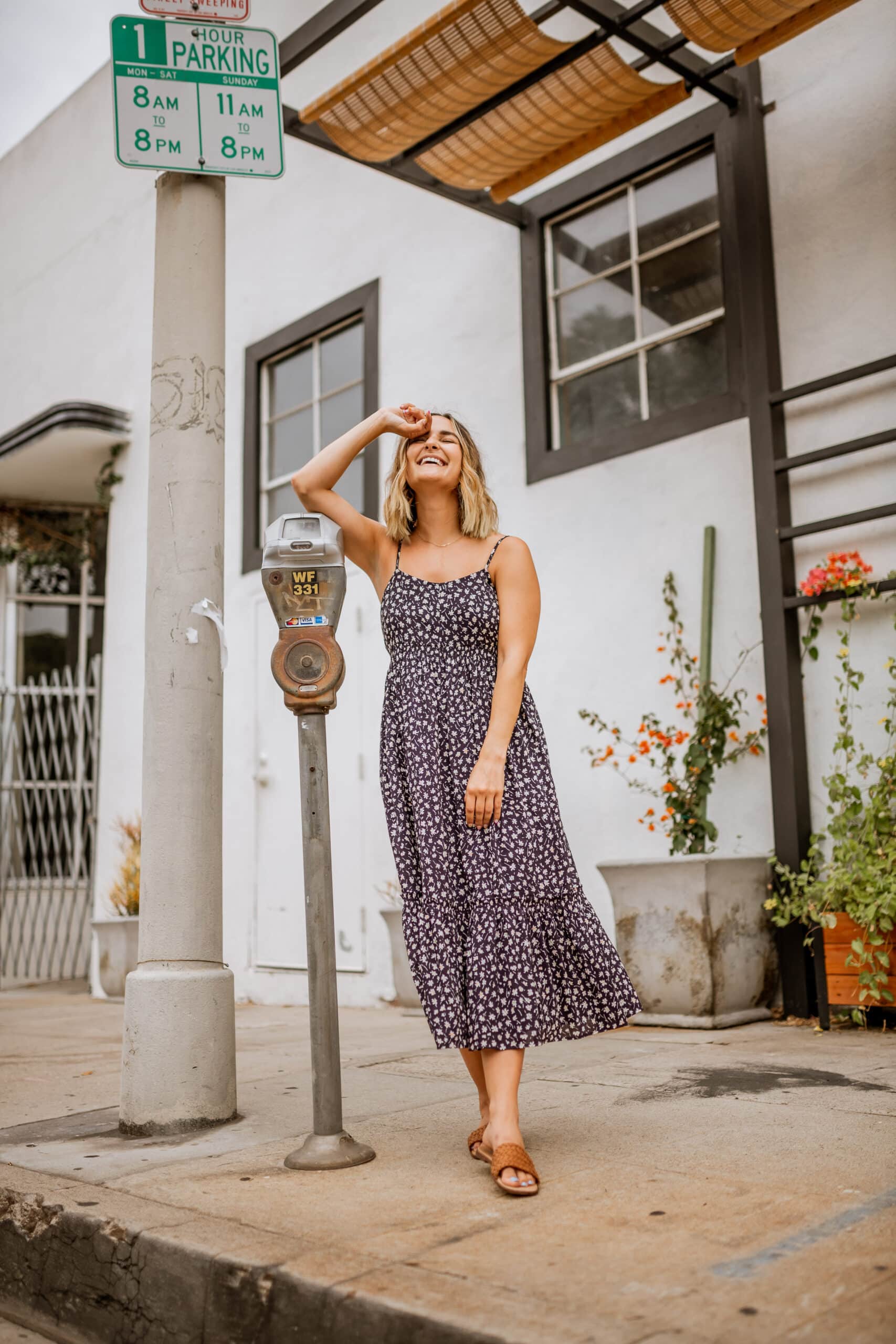 Floral Summer Dress Outfit | Charmed by Camille