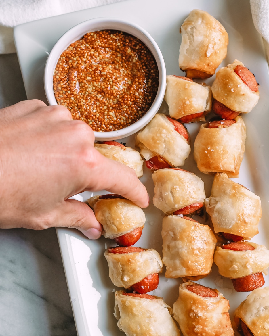 Pigs in a Blanket from Martha Stewart’s Appetizers Cookbook