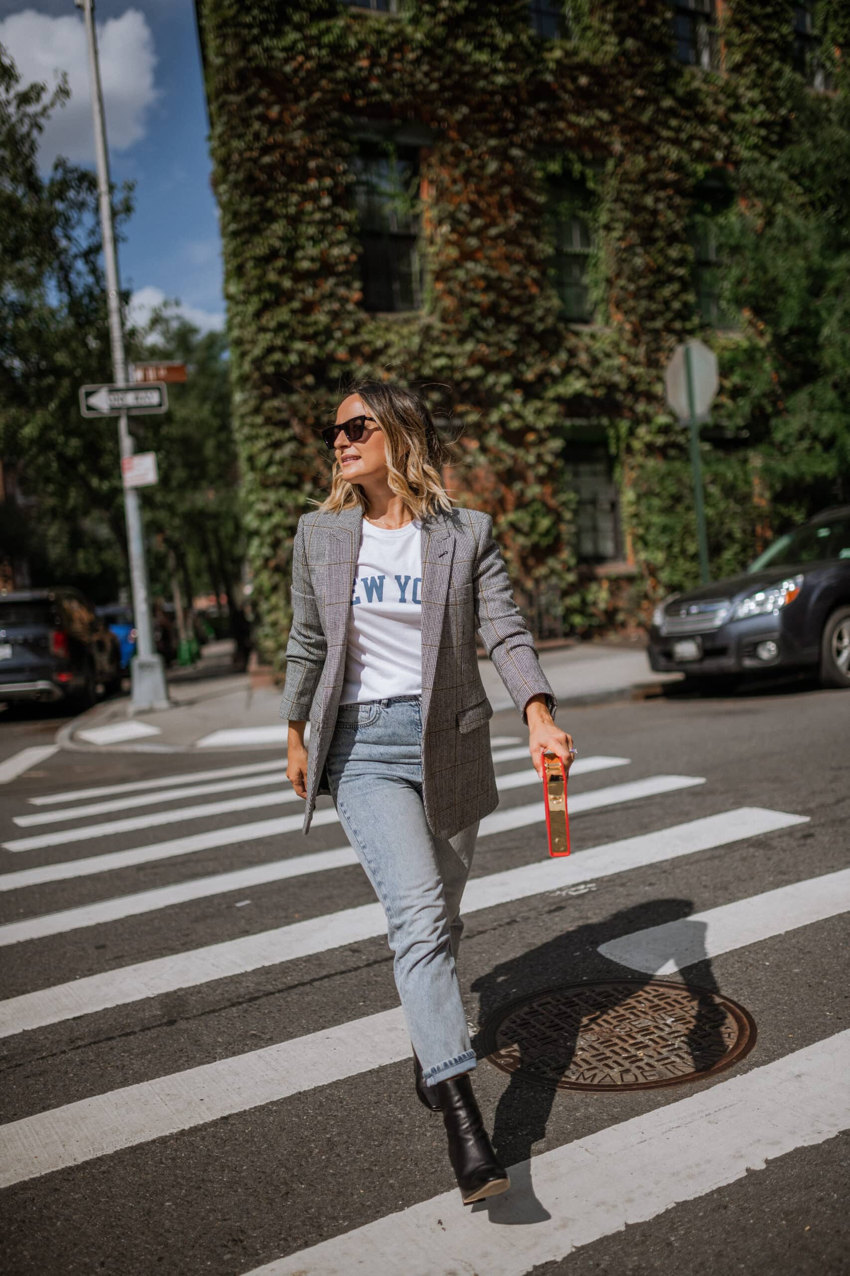 The Best Fall Jackets for Women | Plaid Blazer Outfit