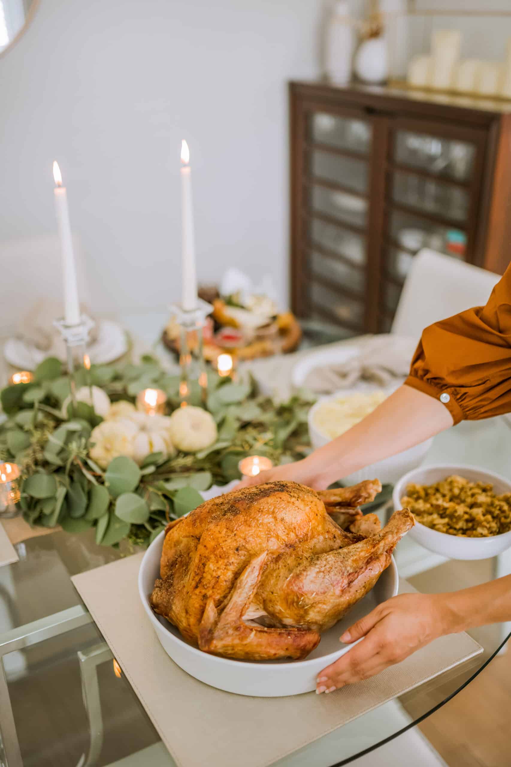 Serving Roast Turkey