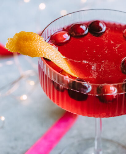 Cranberry Orange Champagne Cocktail Recipe