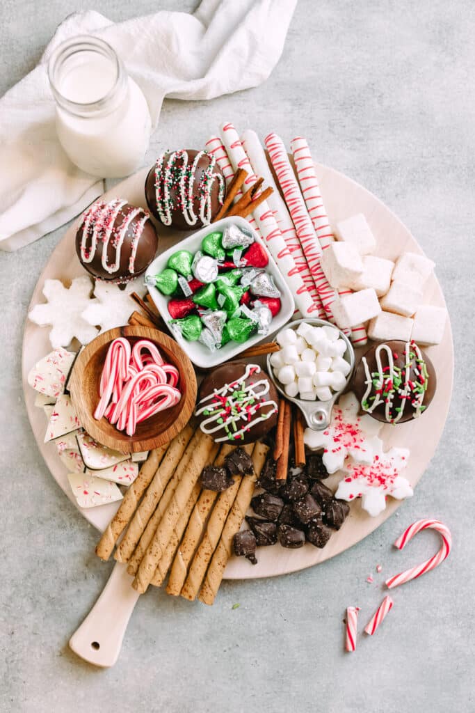 A Hot Chocolate Charcuterie Board