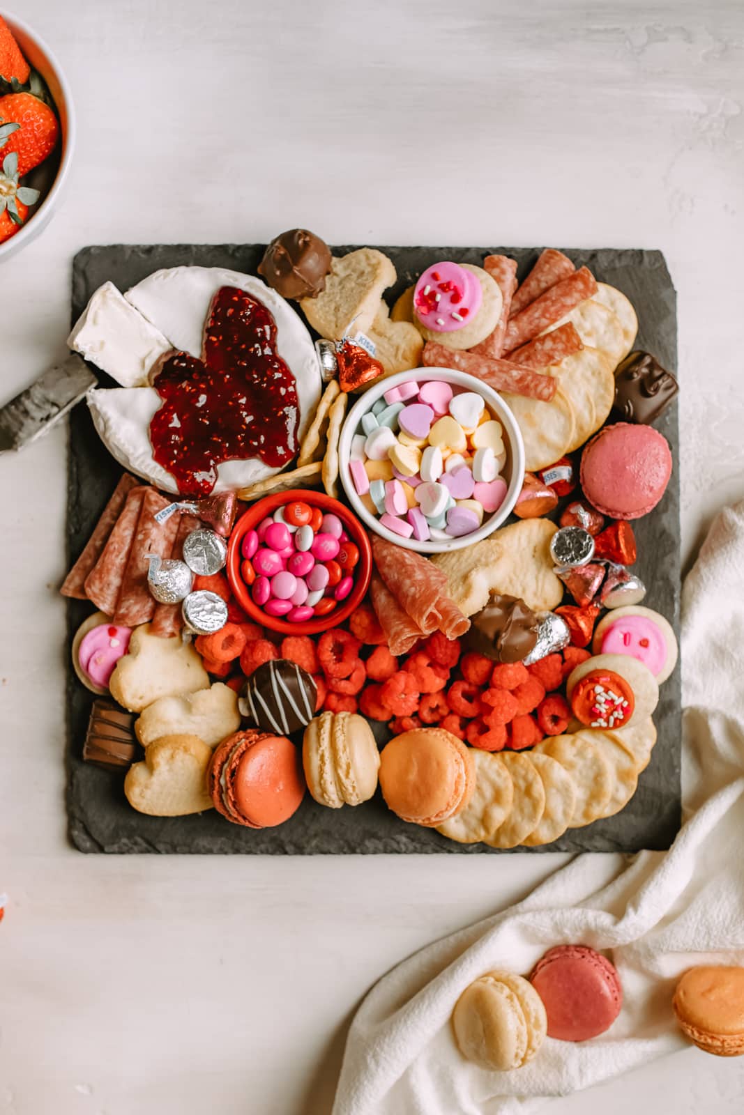 Valentines Day Charcuterie Board | Charmed by Camille 