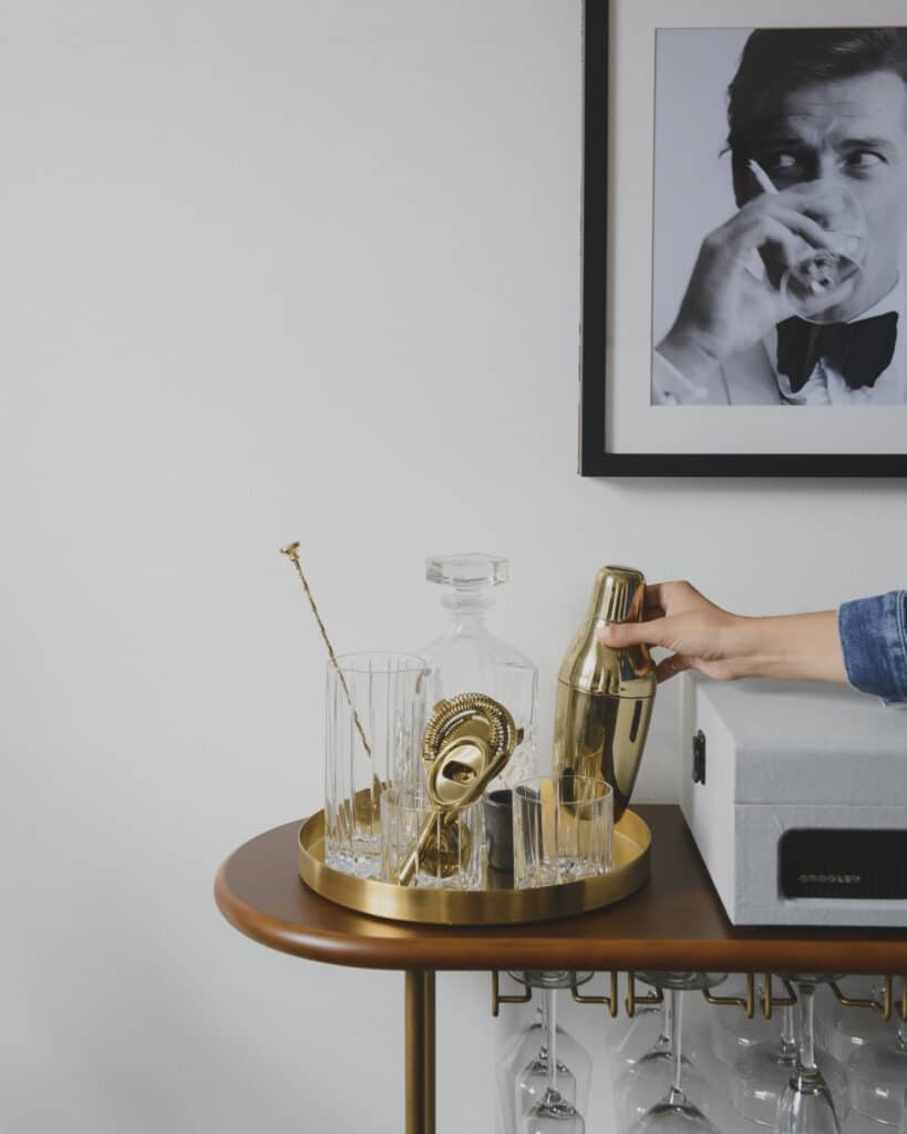 How to Style a Bar Cart