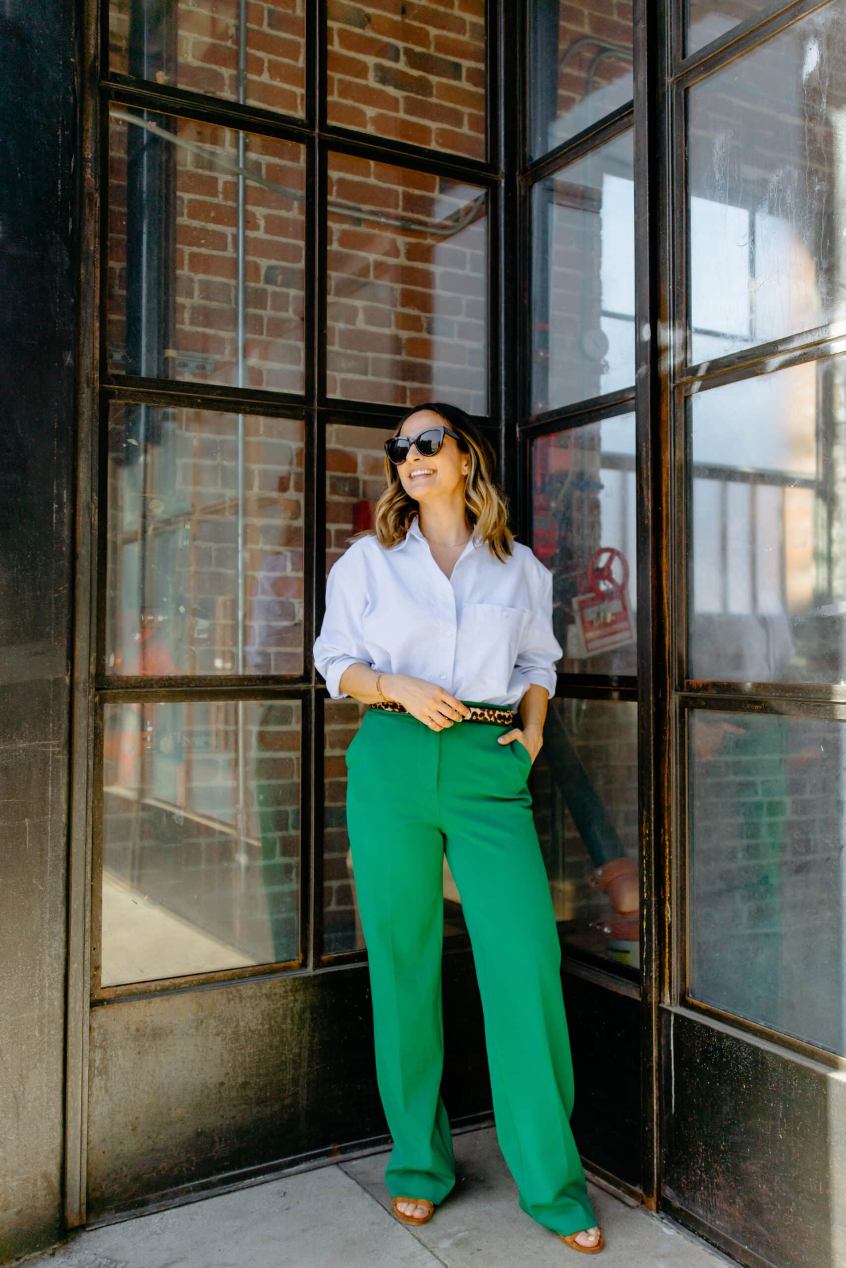 Bright trousers outfit Bright trousers outfit