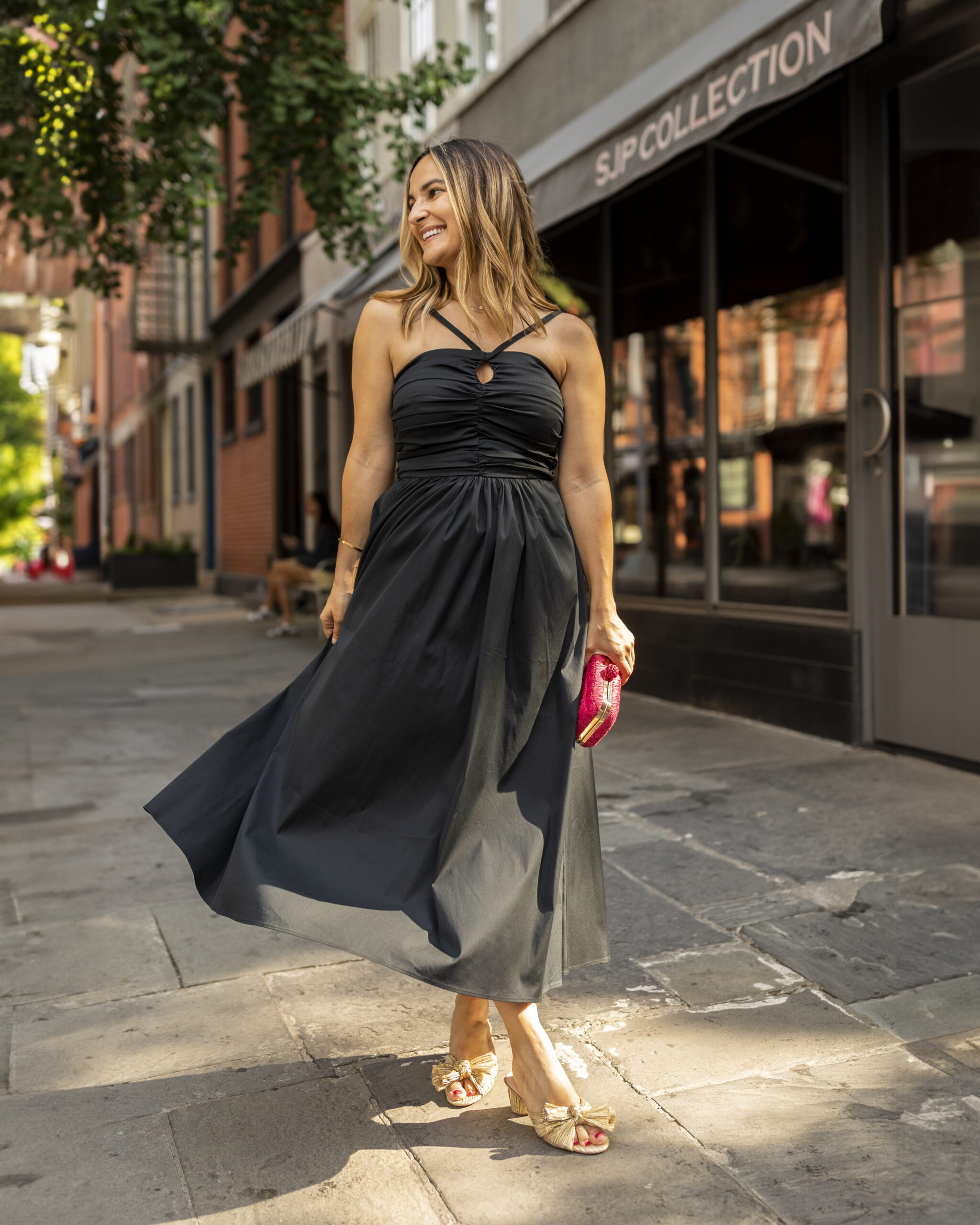 How to Wear a Black Dress in Summer Charmed by Camille