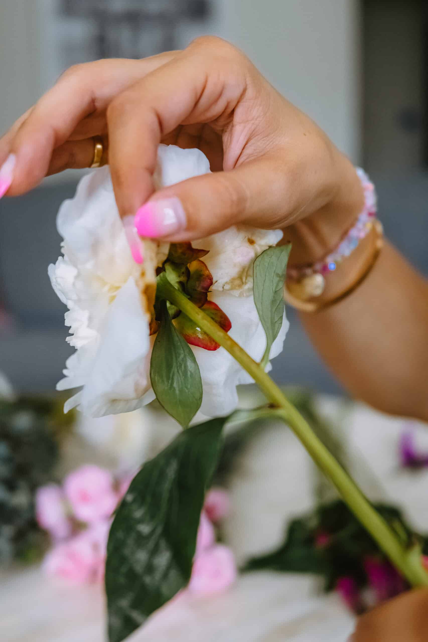 How to Arrange Grocery Store Flowers Like a Pro, Upgrade Your Grocery Store Flowers, DIY Floral Arrangements | Charmed by Camille