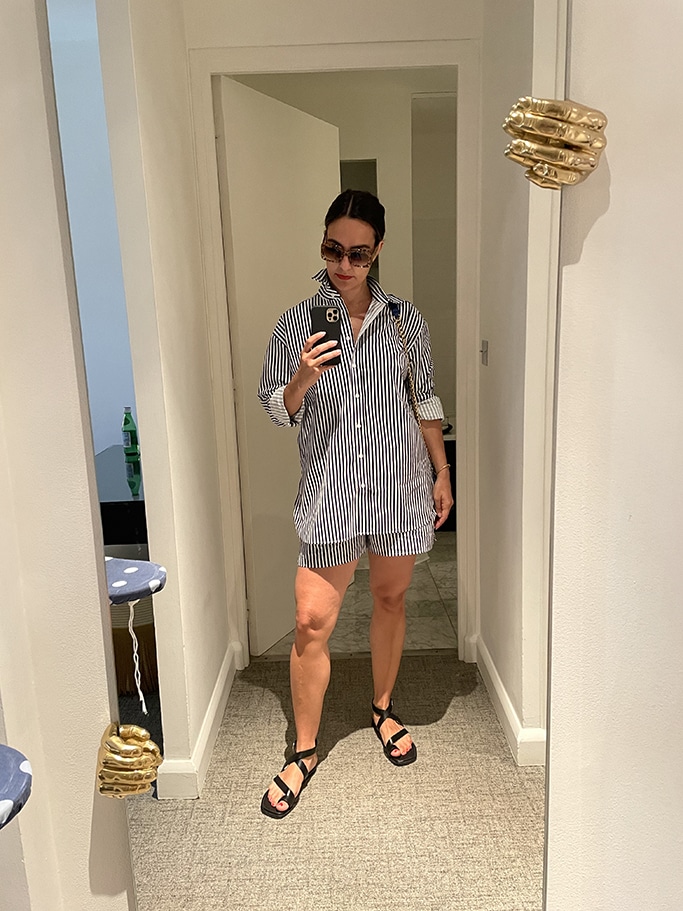 Striped outfit for France trip Striped outfit for France trip