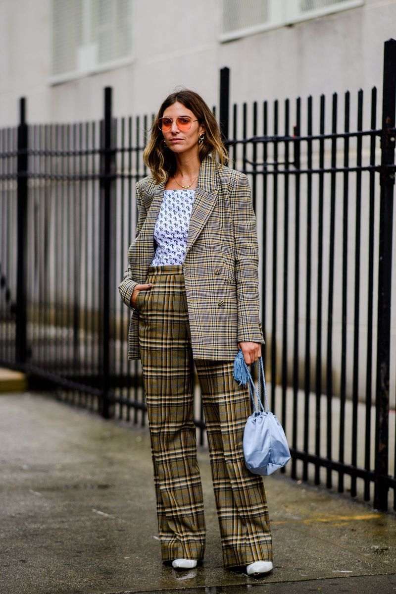 Mixed plaid outfit Mixed plaid outfit