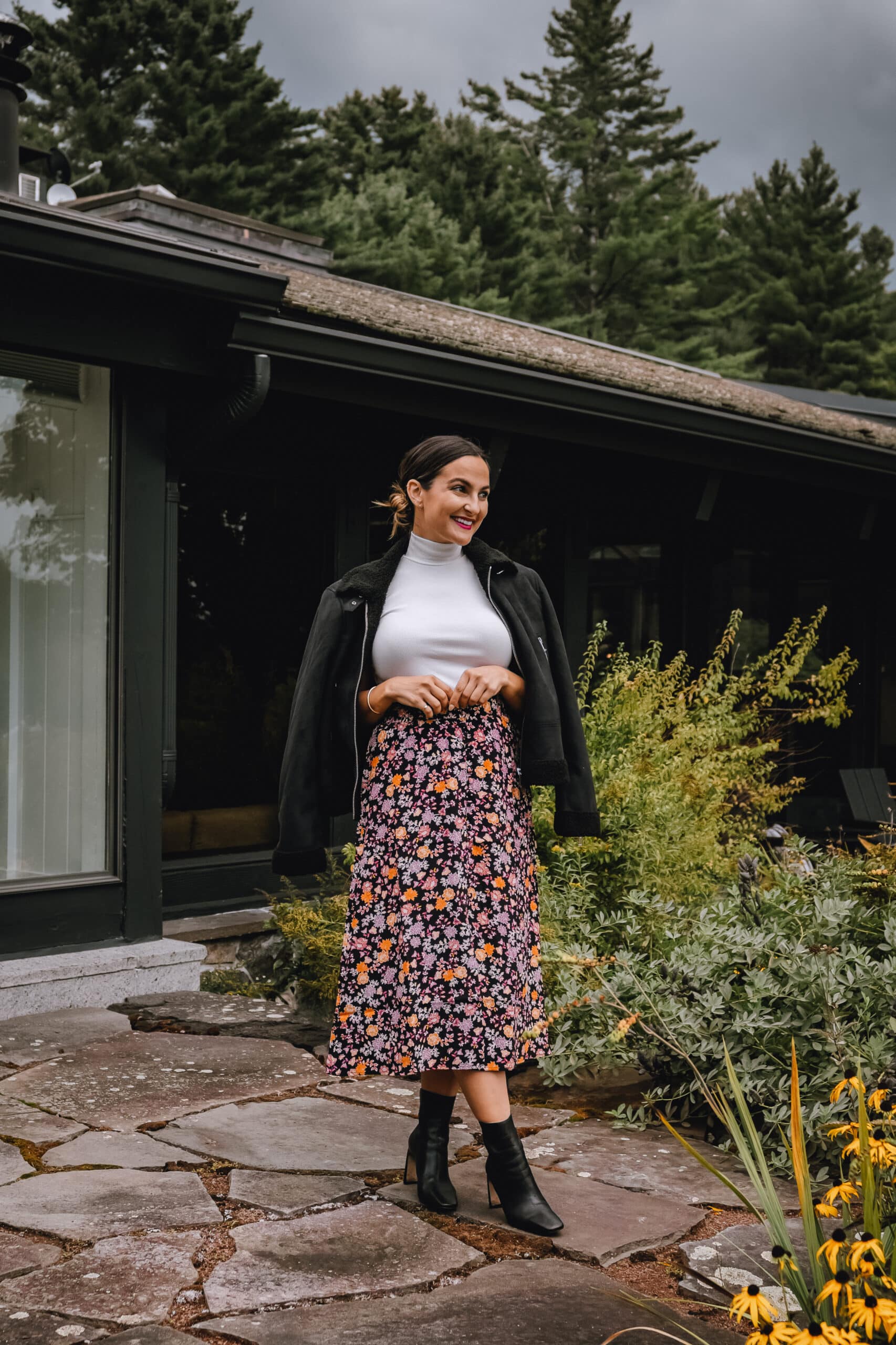 Fancy dinner outfit | What I Wore on my Fall Vermont Trip