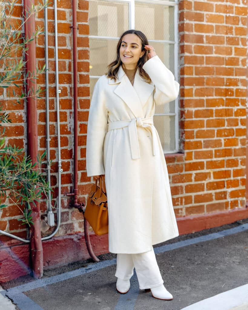 Winter White Jeans Outfit
