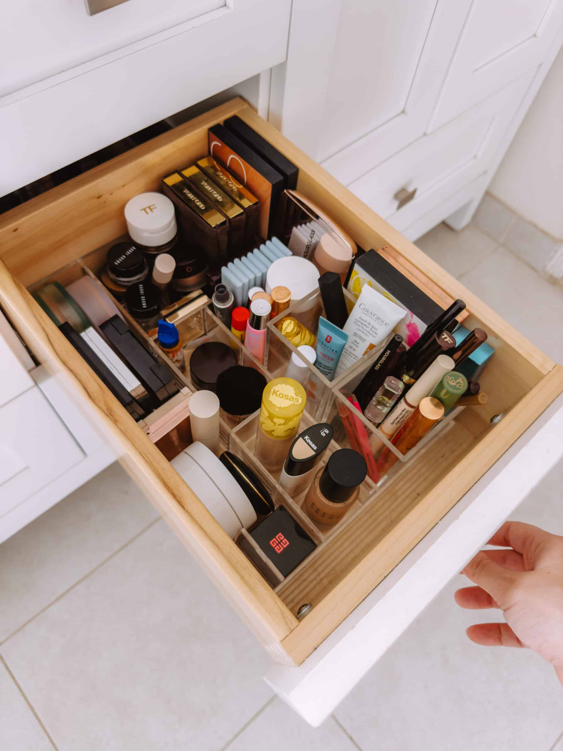 makeup drawer organization How To Spring Clean Your Beauty Products