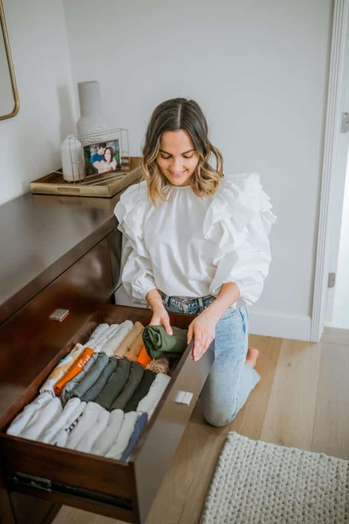 Marie Kondo Closet Cleanout