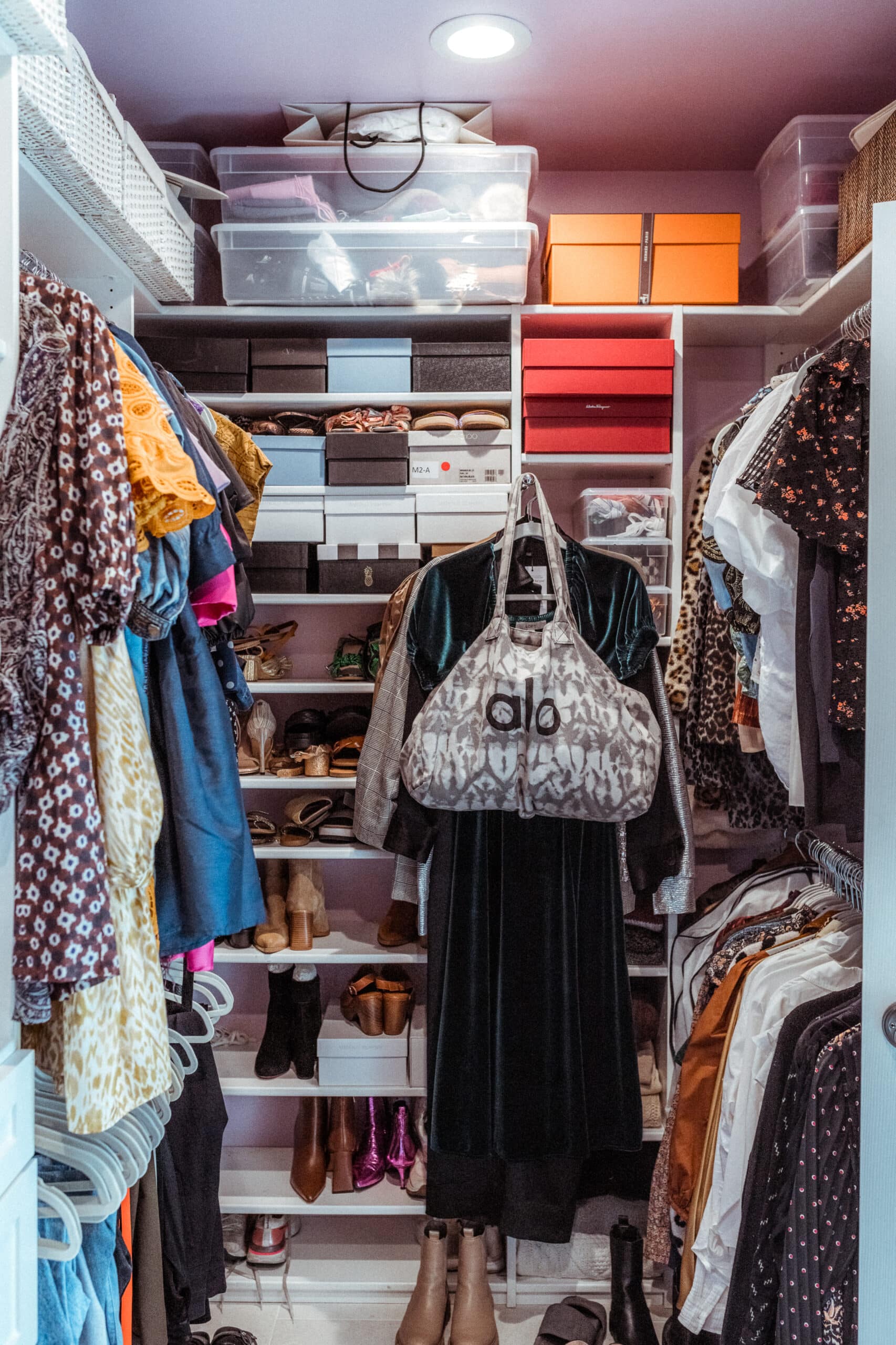 Marie Kondo Closet Before