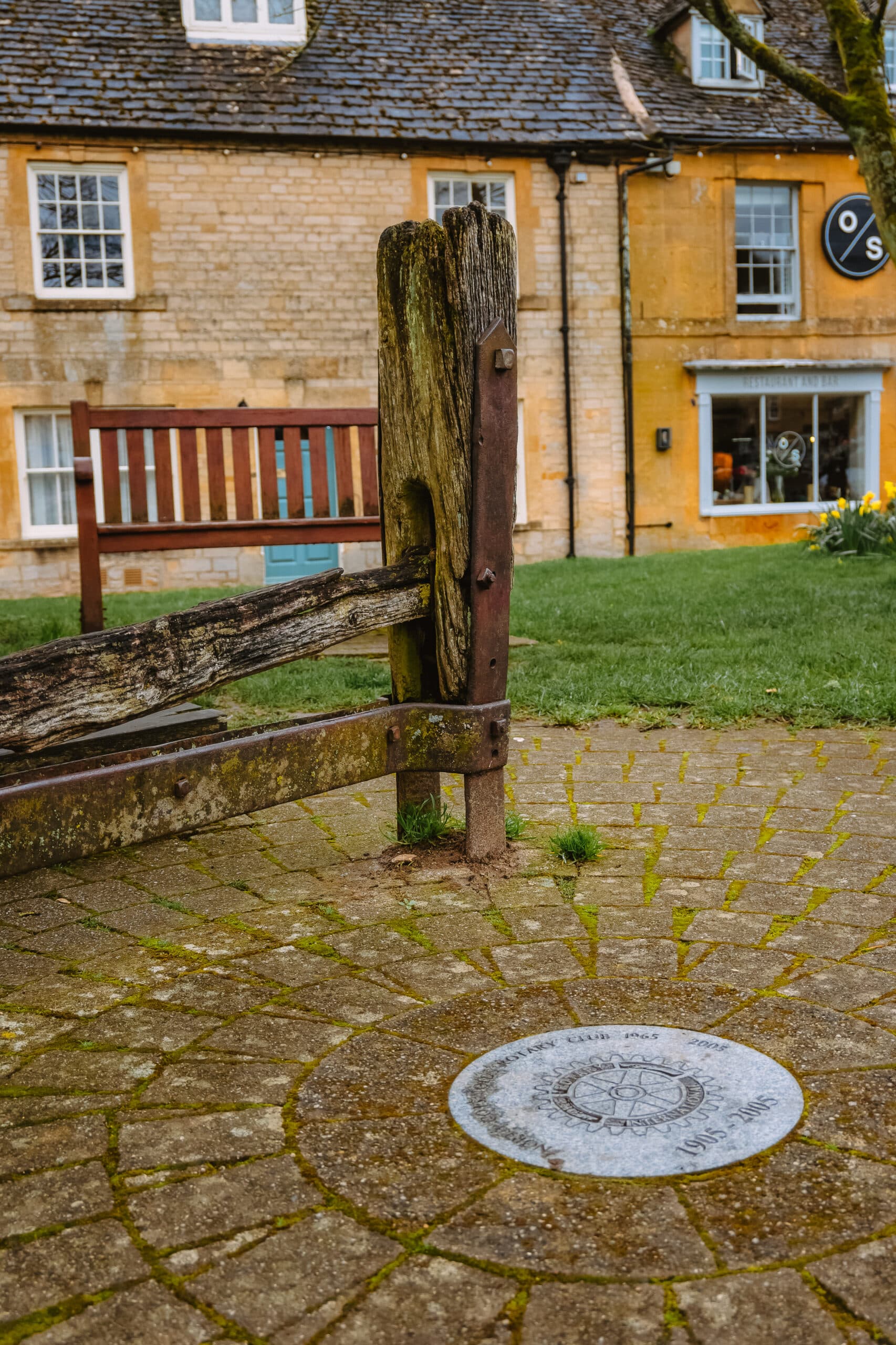 medieval penal stocks remnants of medieval penal stocks | Stow on the Wold Travel Guide