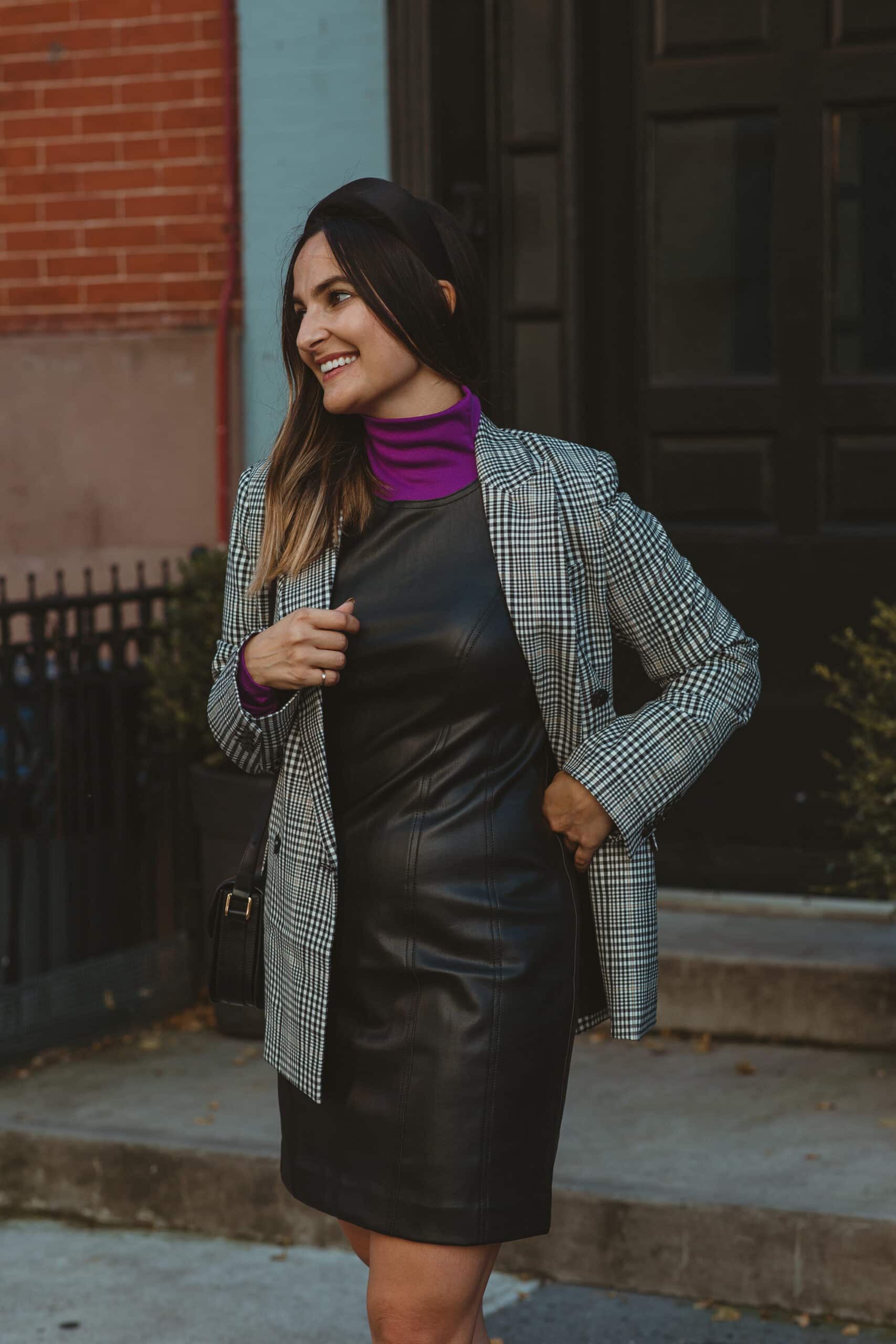 Plaid Blazer Outfit, Gossip Girl Outfit Aesthetic | Charmed by Camille