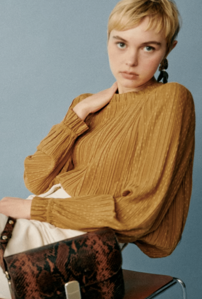 Sezane fall top Sezane fall top