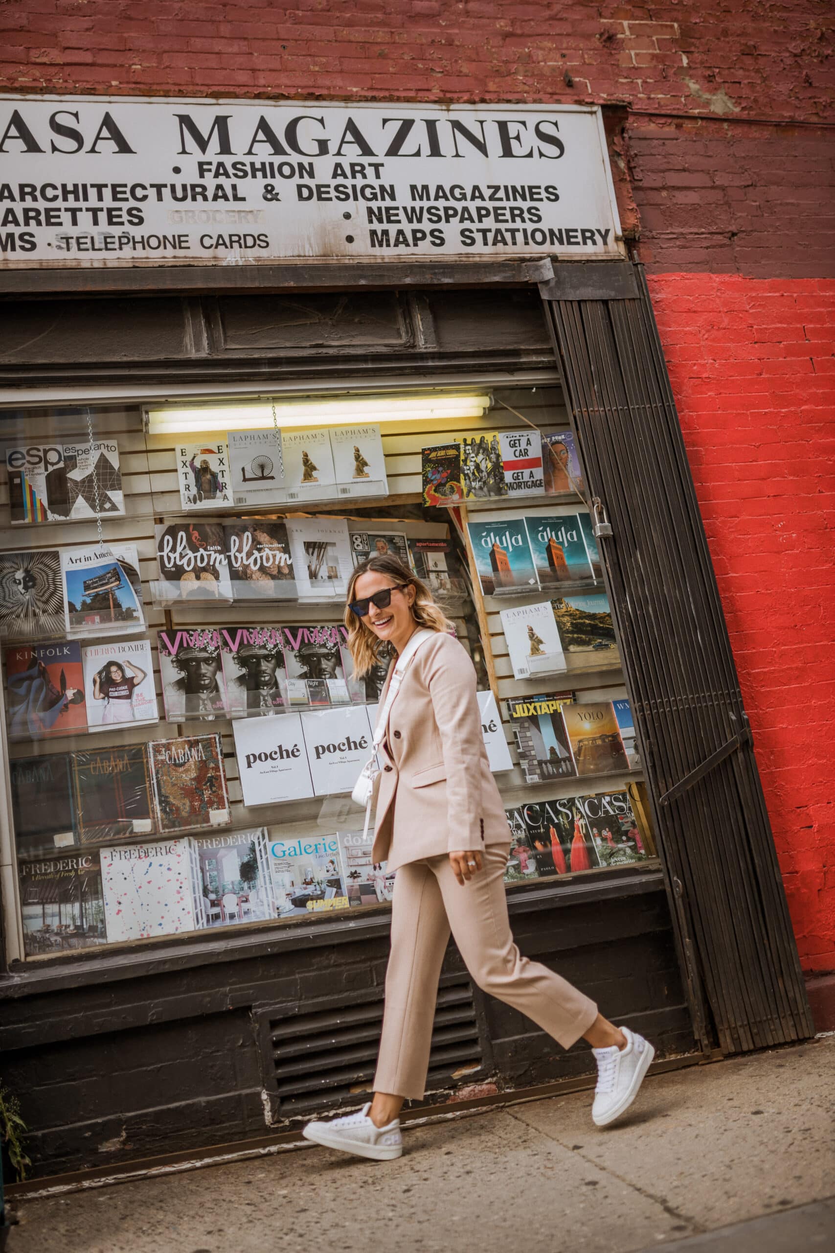 Head-to-Toe Plaid Outfit blazer outfit ideas | charmed by camille