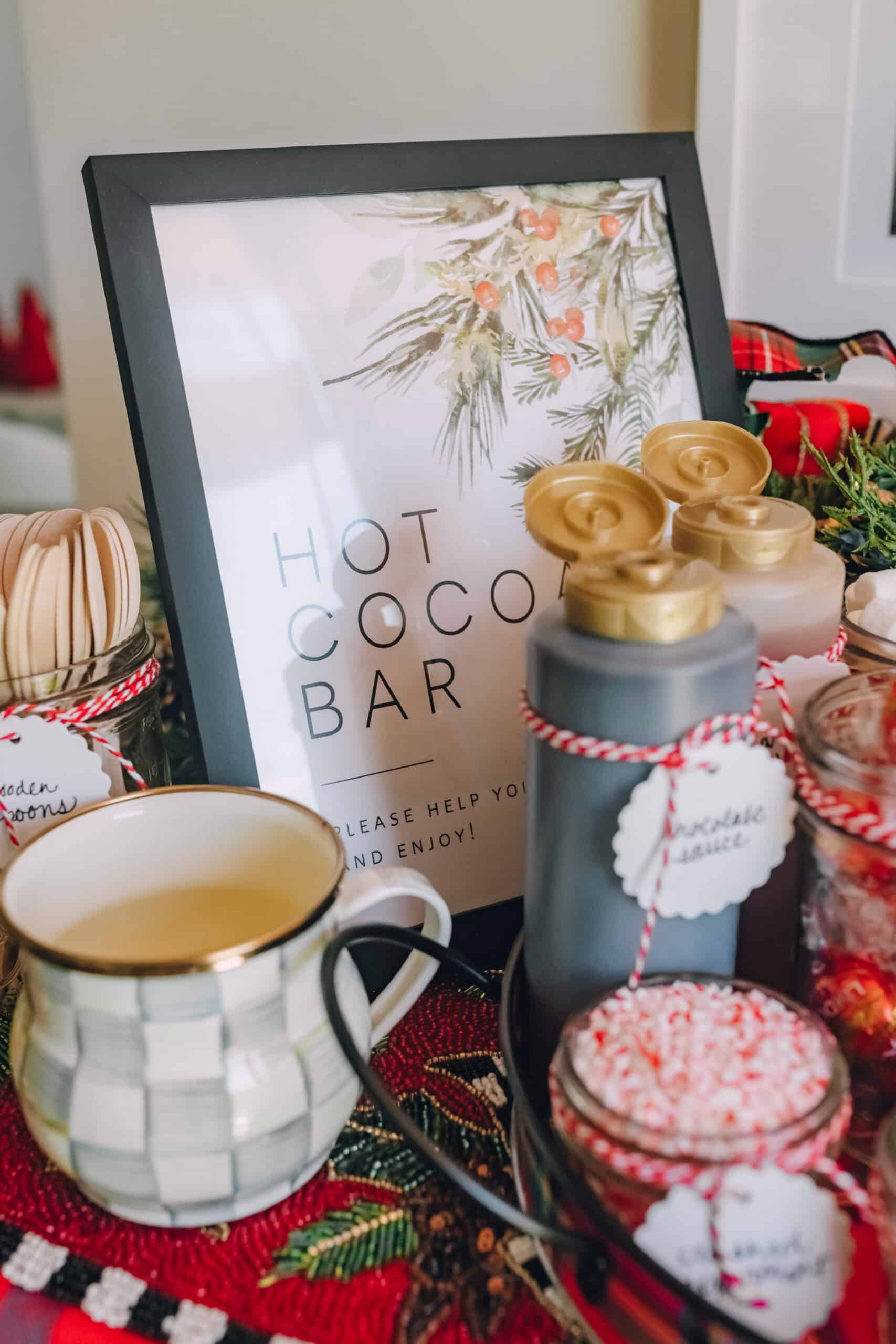 DIY Hot Cocoa Bar at home DIY Hot Cocoa Bar at home