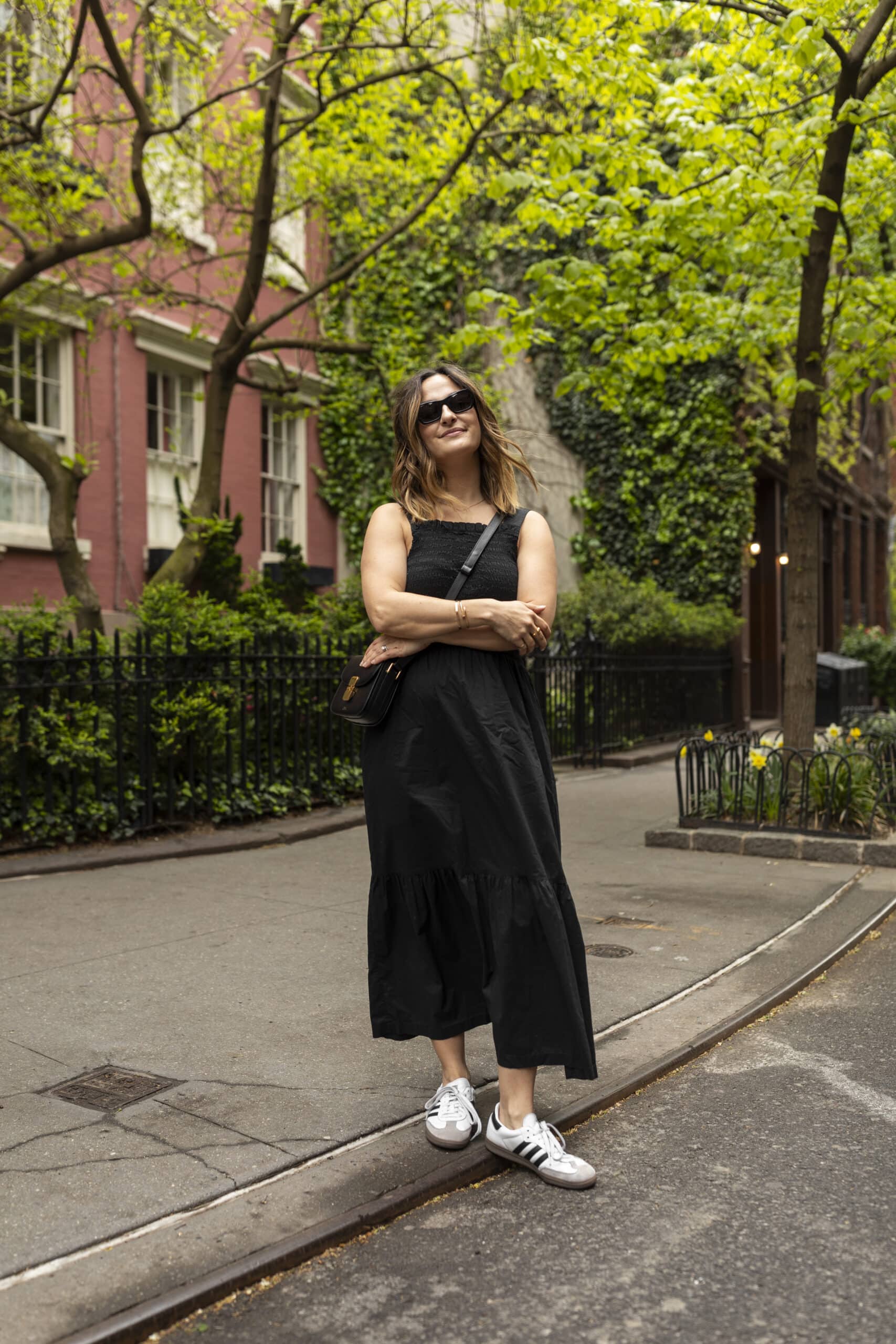 BLACK dress WITH SNEAKERS BLACK dress WITH SNEAKERS