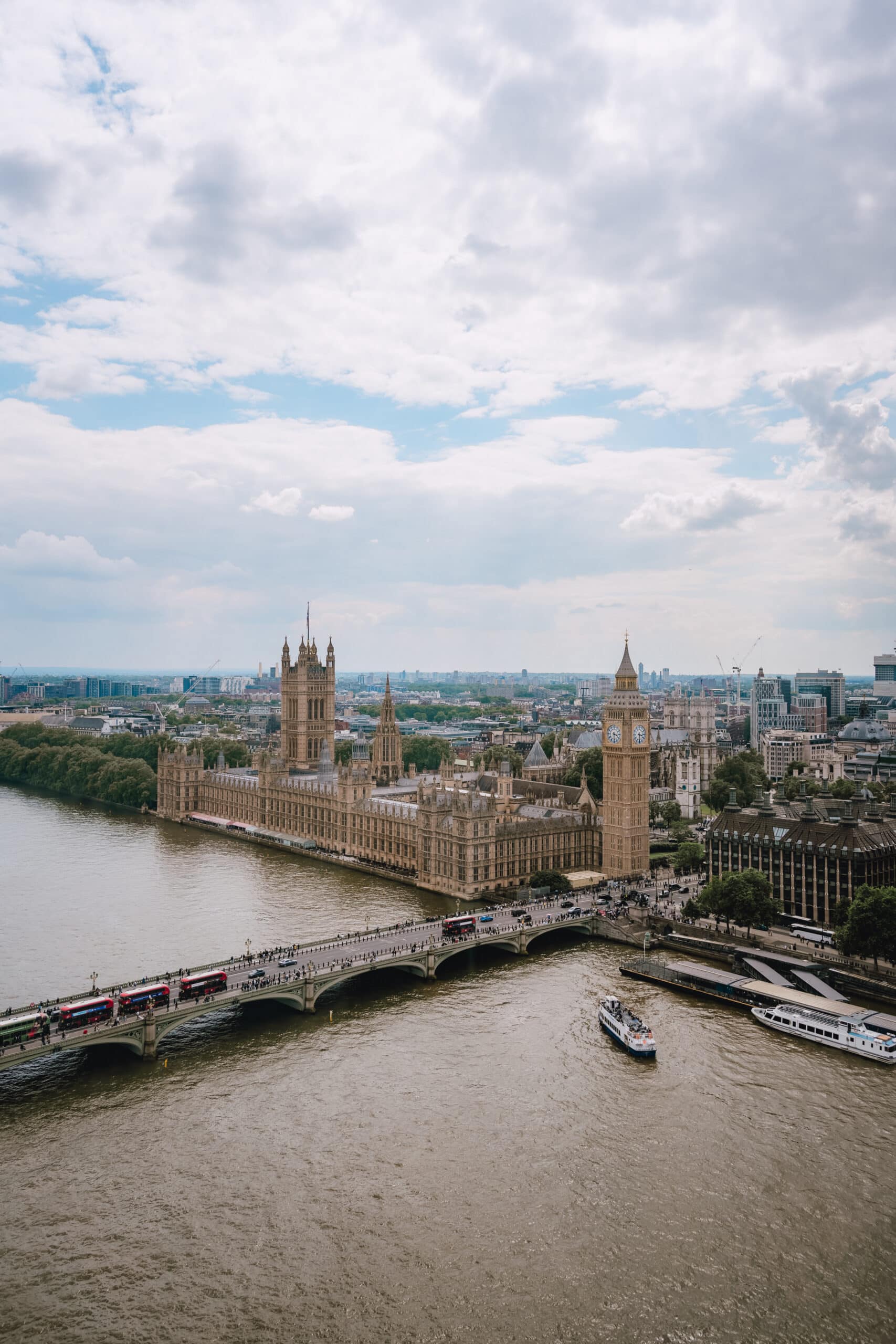 view from London Eye view from London Eye