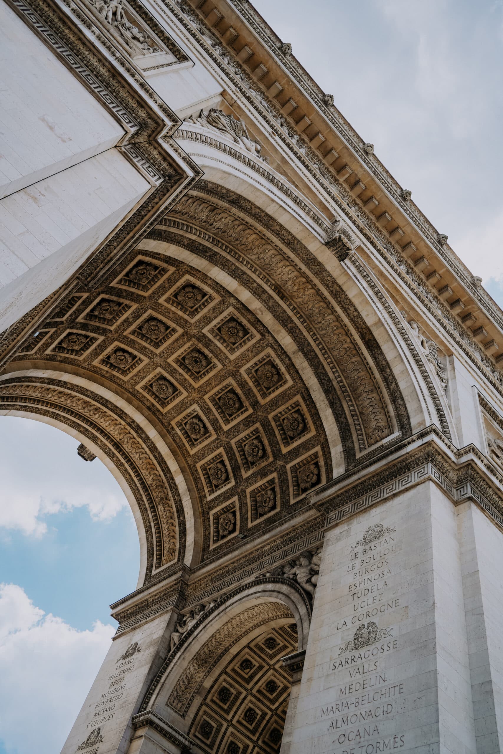 under Arc de Triomphe