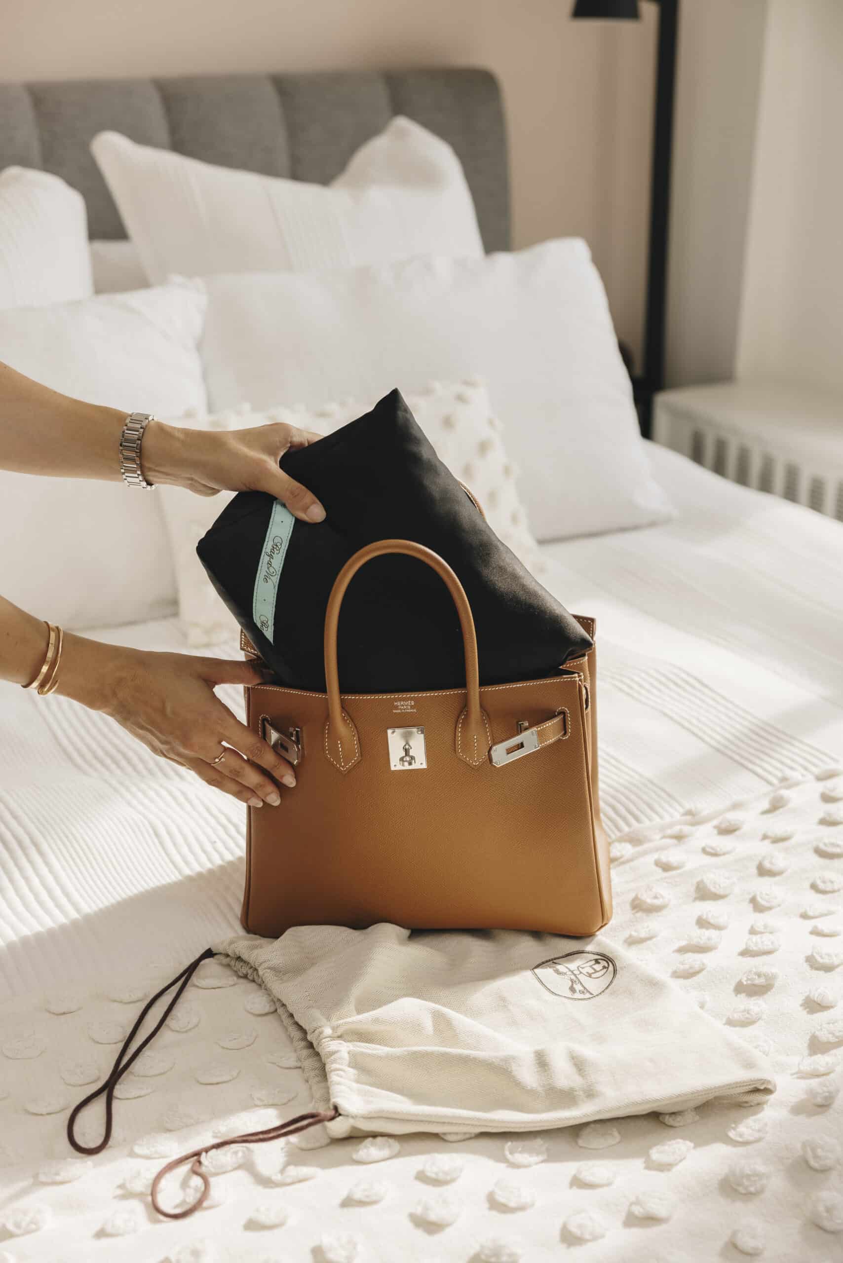 purse pillows How to Store Luxury Handbags