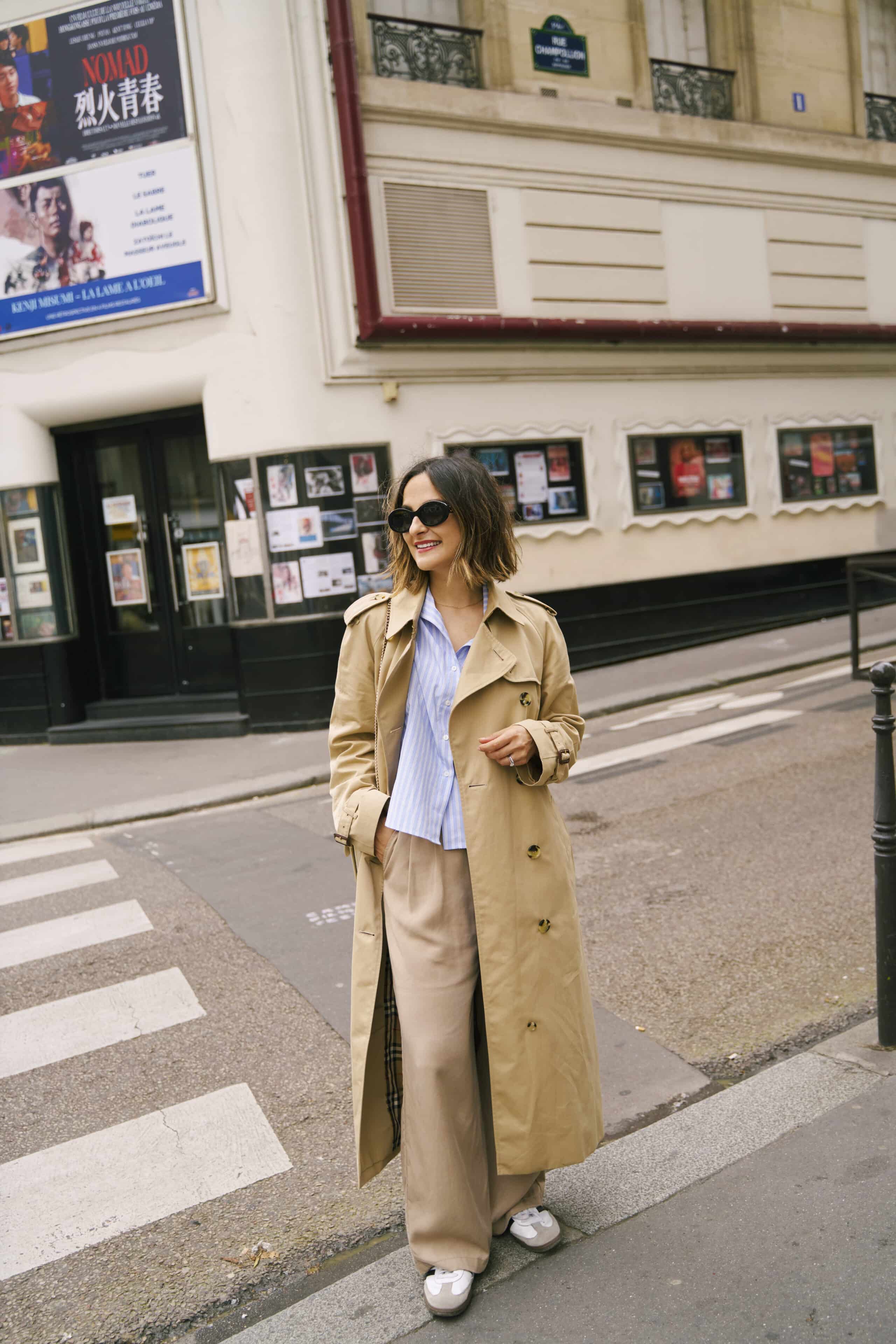 trench coat outfit idea