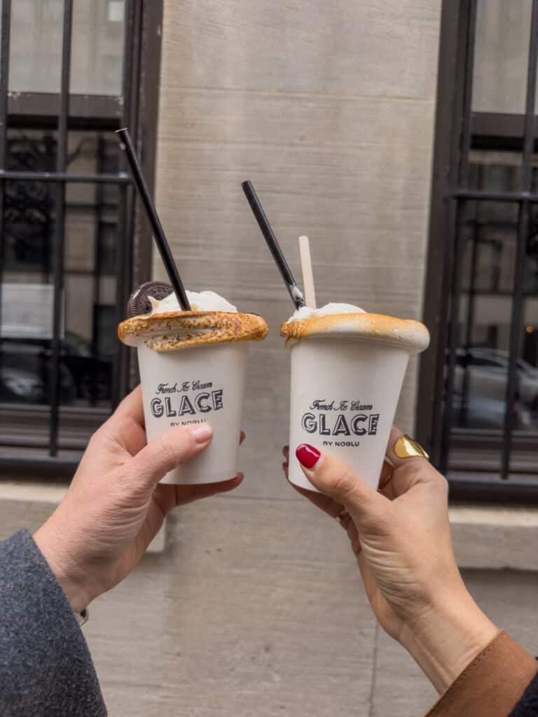 Glace hot chocolate Glace hot chocolate