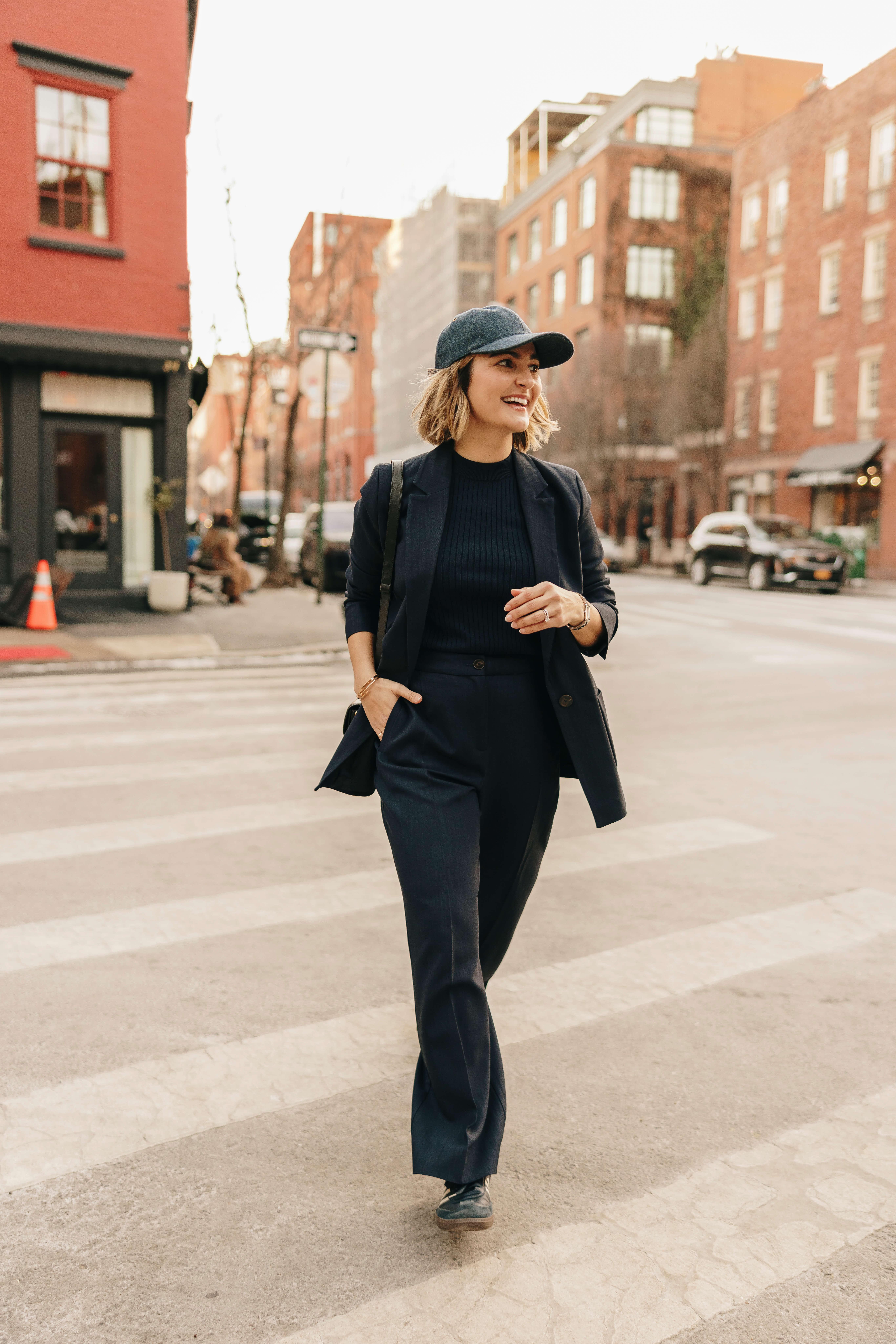 tonal dressing How to Style Wide Leg Trousers