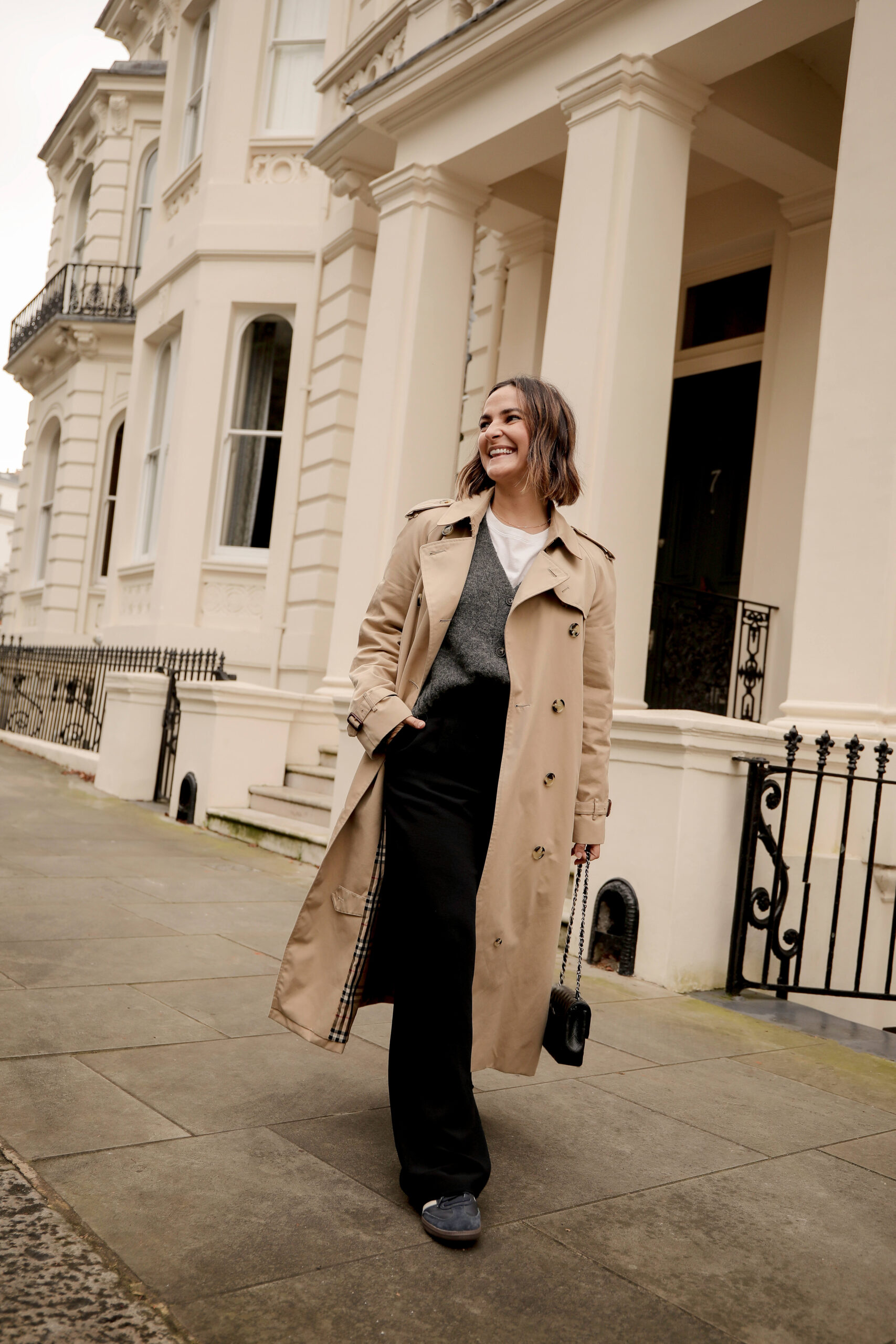 Sweater and Wide Leg Trousers