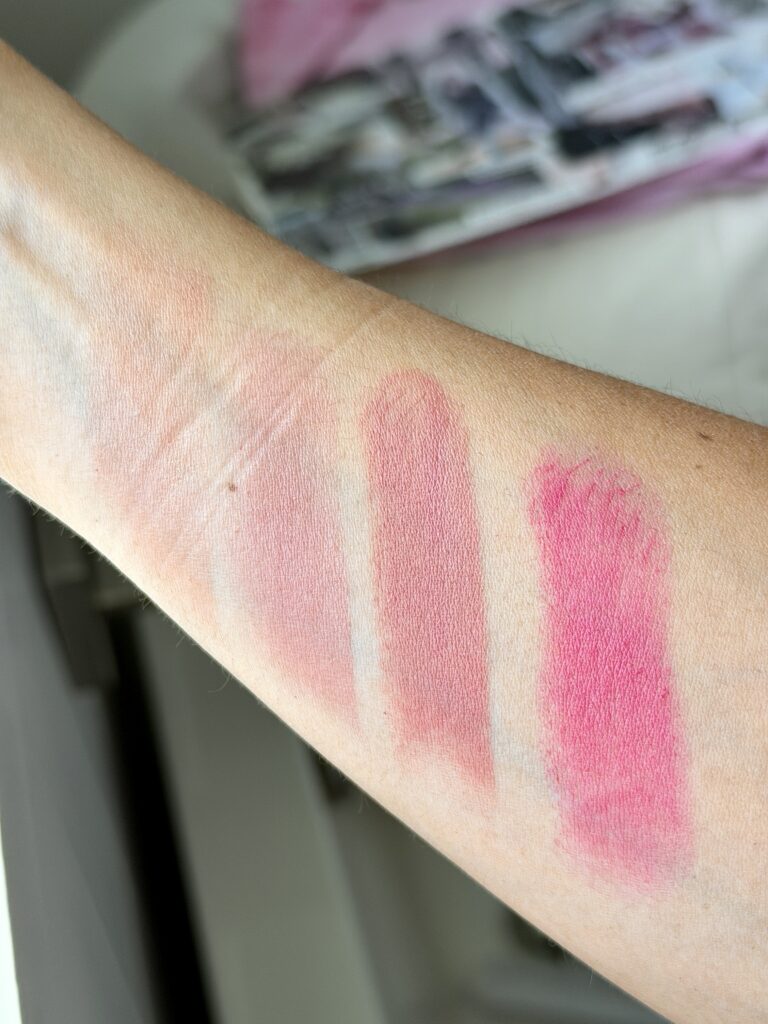 ILIA Makeup Review Blush Swatches