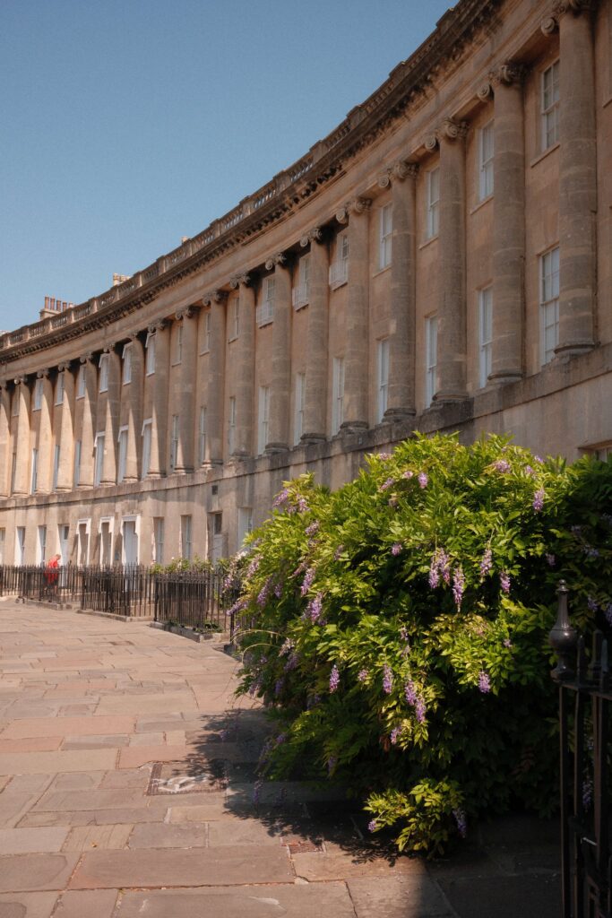 Royal Crescent in Bath England