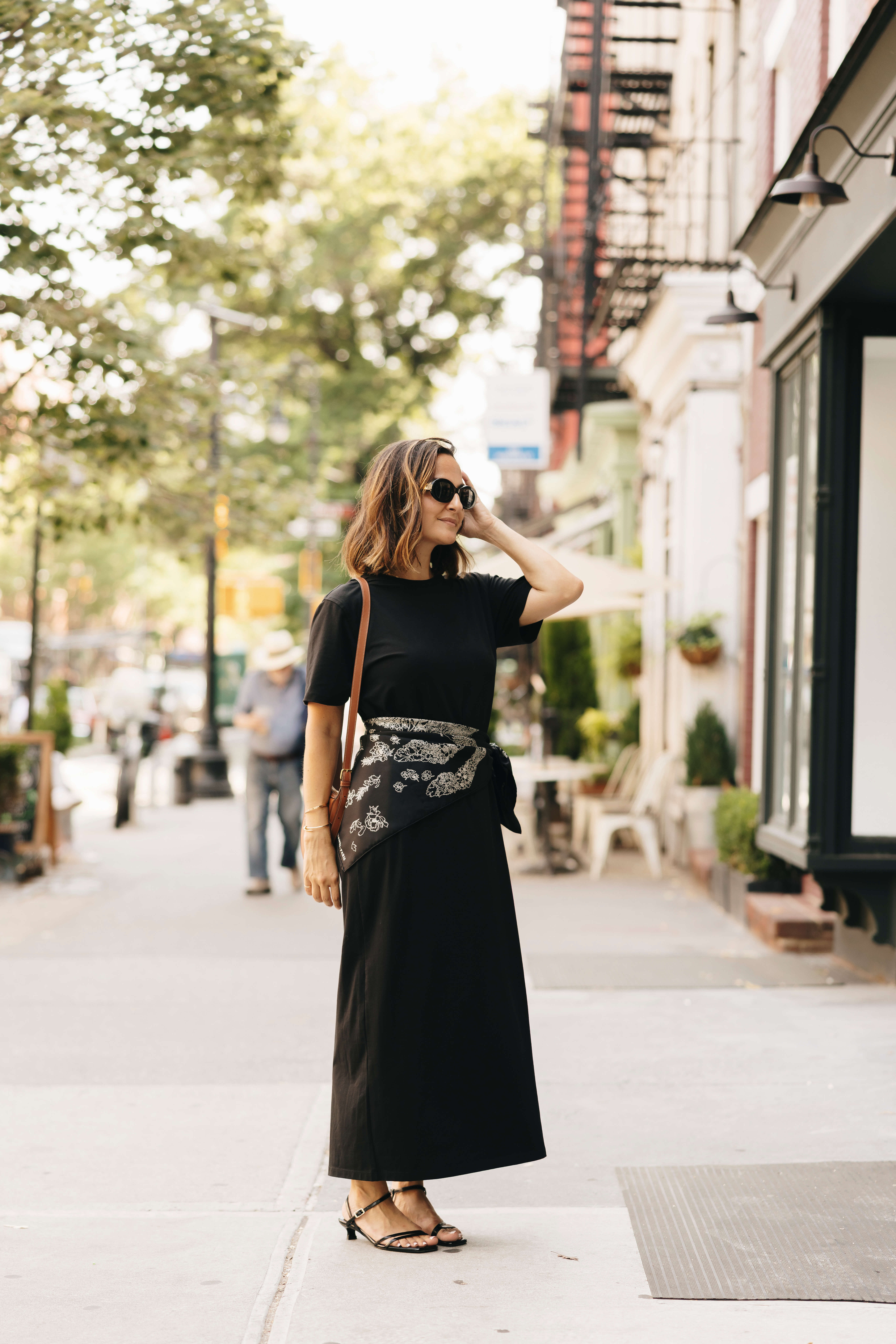 Black Dress in Summer