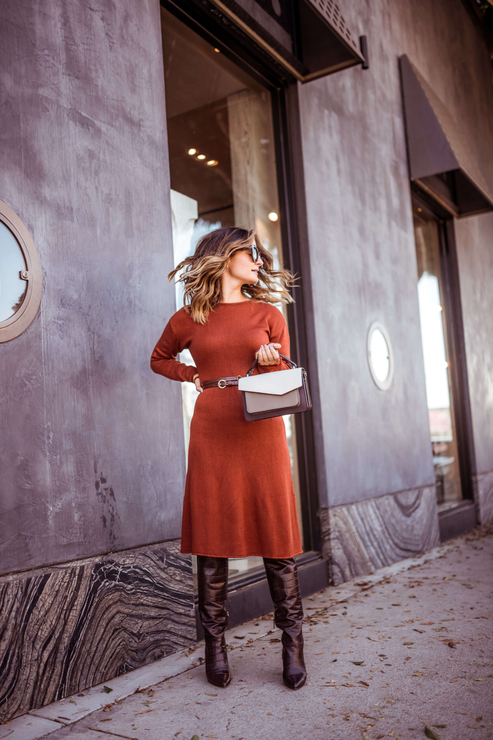 Styling a Dress for Fall